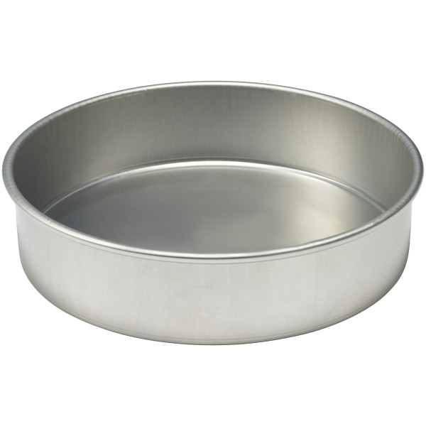 16 Gauge Round Aluminum 12"W x 3"H Pan