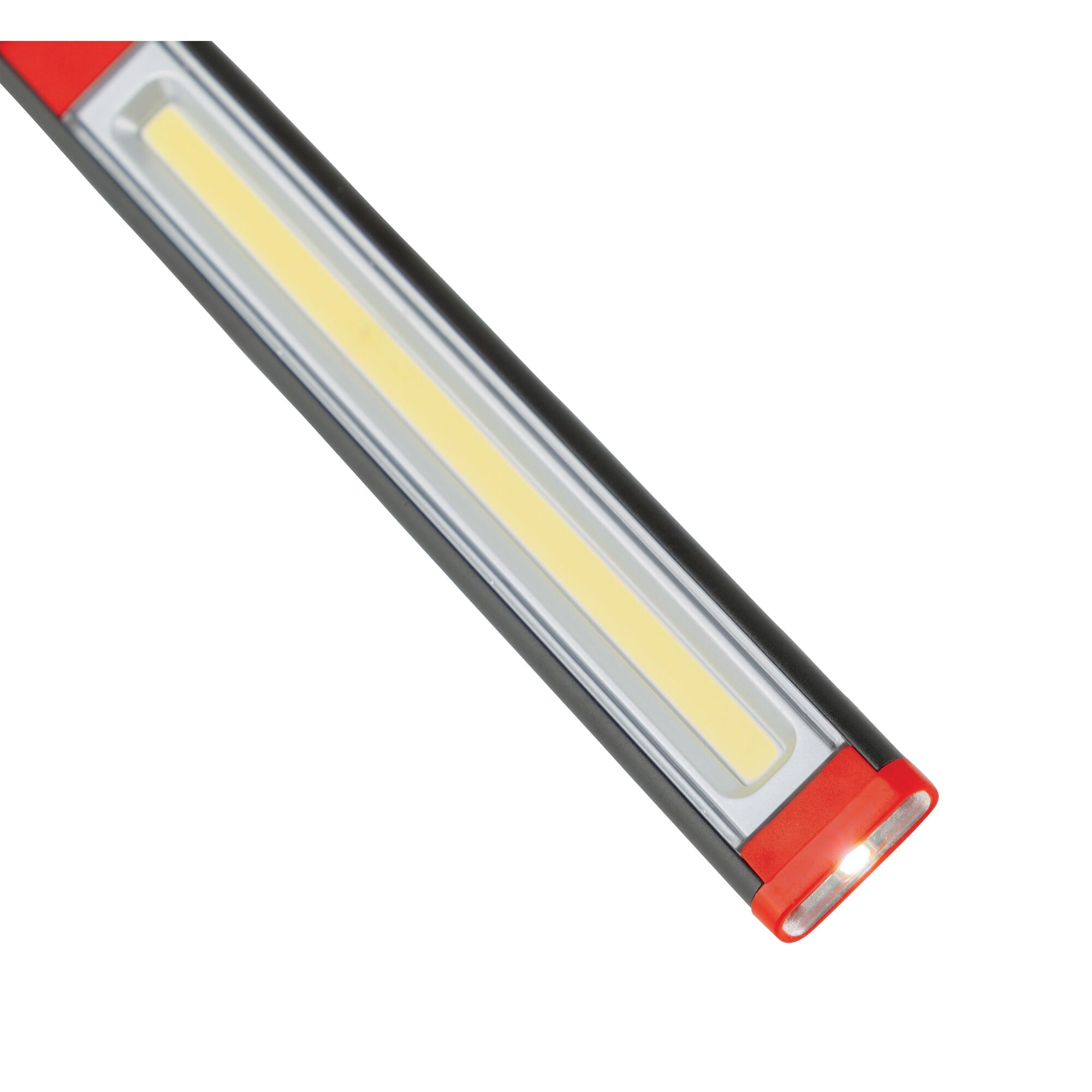 Adjustable light bar angles feature of automotive 280 lumen l e d articulating work light.