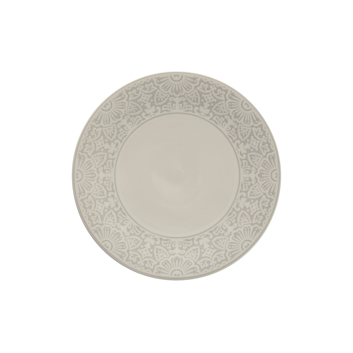 Havana Gray Coupe Dinner Plate 10.75"