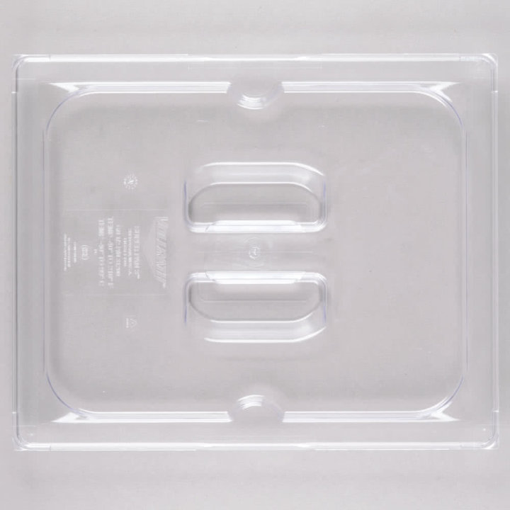 Half-size Super Pan® solid clear polycarbonate cover