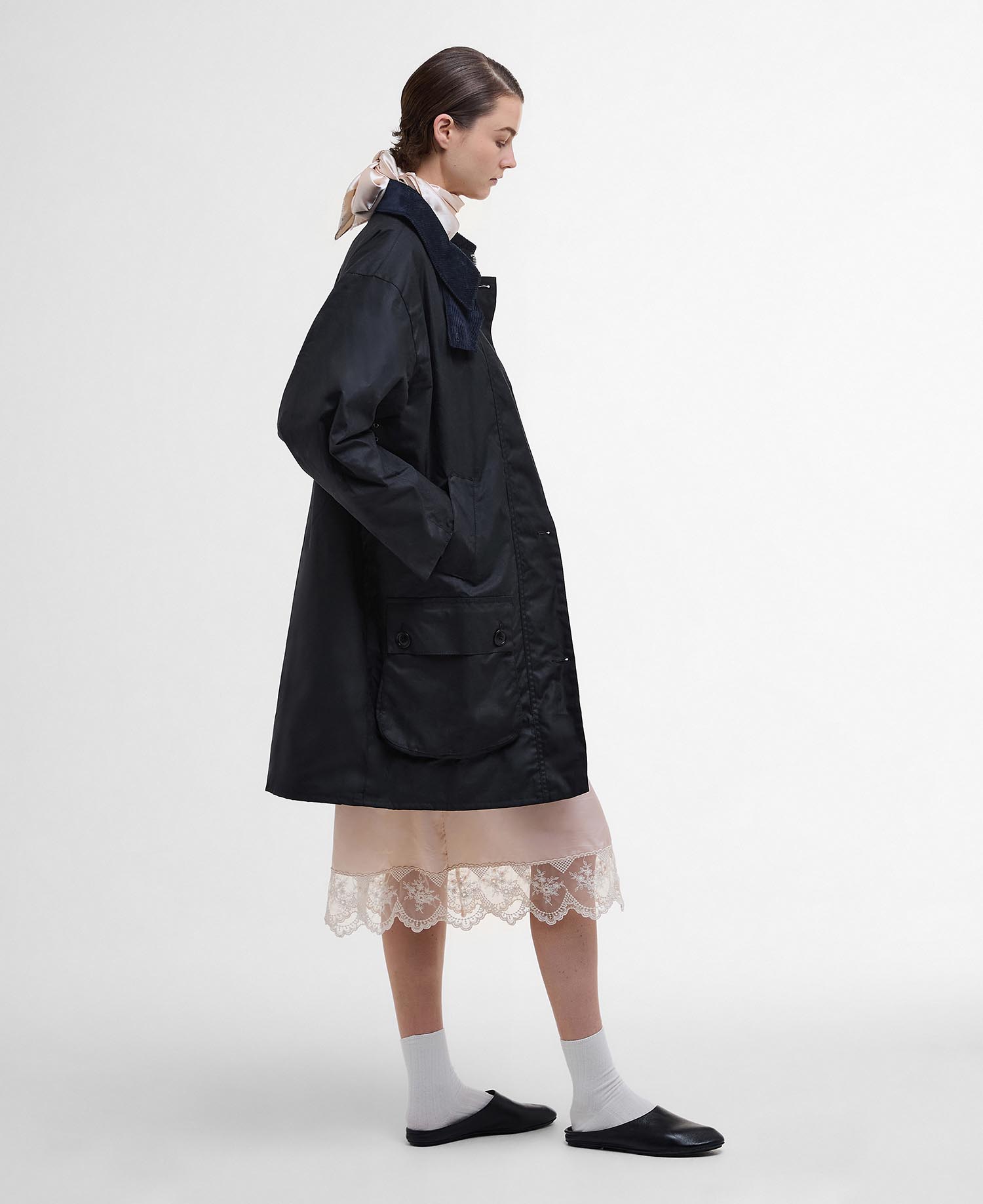 Giacca cerata oversize Loren Barbour The Edit by Alexa image number 1