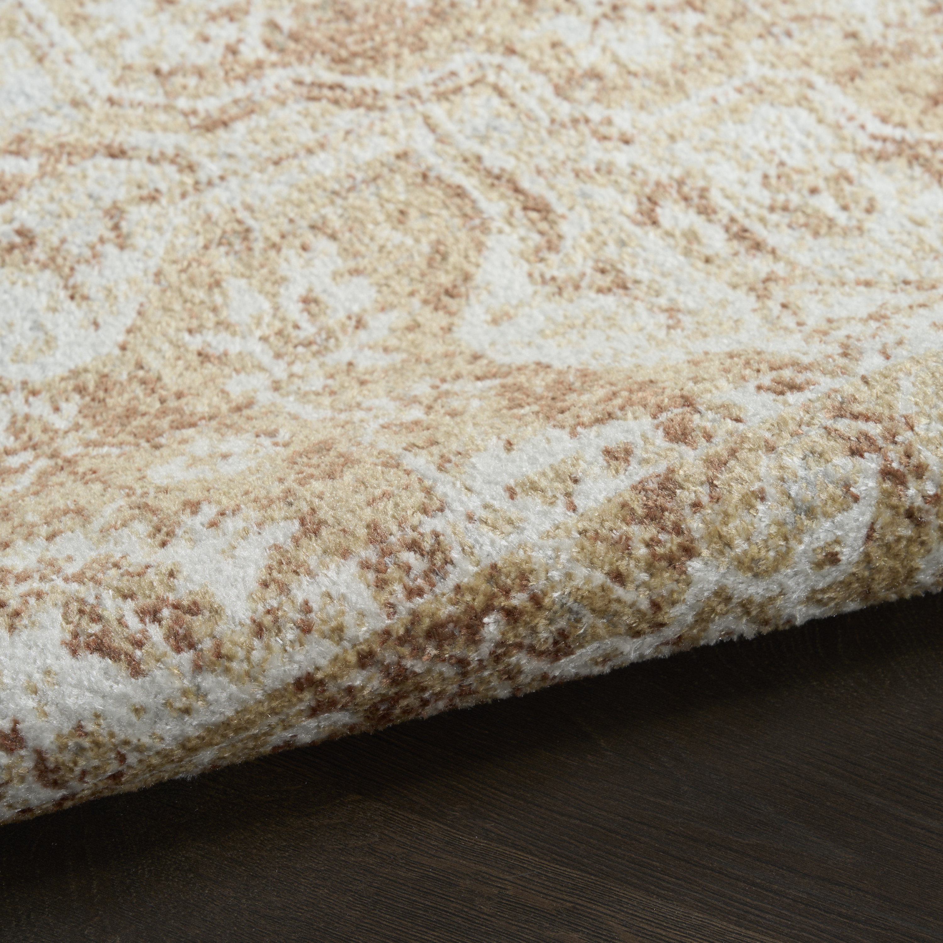 Nourison Astra Machine Washable 4' x 6' Rust Vintage Indoor Rug