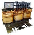 KDR Series Input Line Inductor 3-Phase Low Z Impedance 50/60 Hz 169W Loss 60HP 77A 480V ac 7 H x 9 W x 6 D in.
