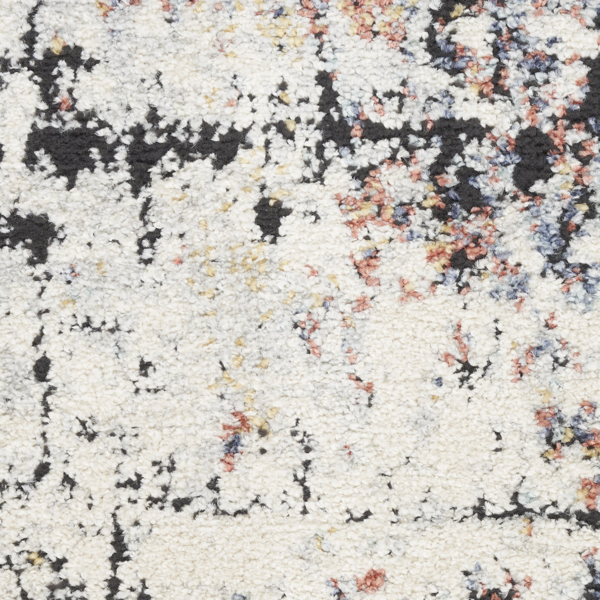 Nourison Motion 5'3" x 7' Ivory Multicolor Modern Indoor Rug