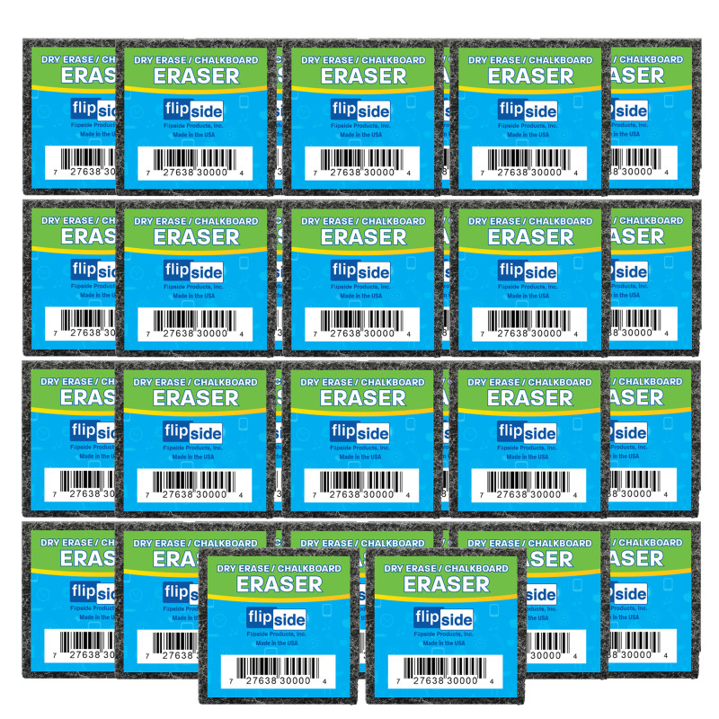 Student Felt Erasers, 2" x 2", Pack of 30