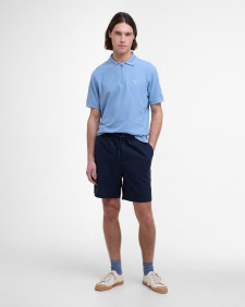 Wadworth Short-Sleeved Polo Shirt Chambray