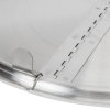 6 ½-inch stainless steel hinged cover with Kool-Touch® handle