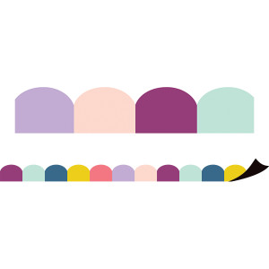 Oh Happy Day Scalloped Magnetic Border, 24 Feet