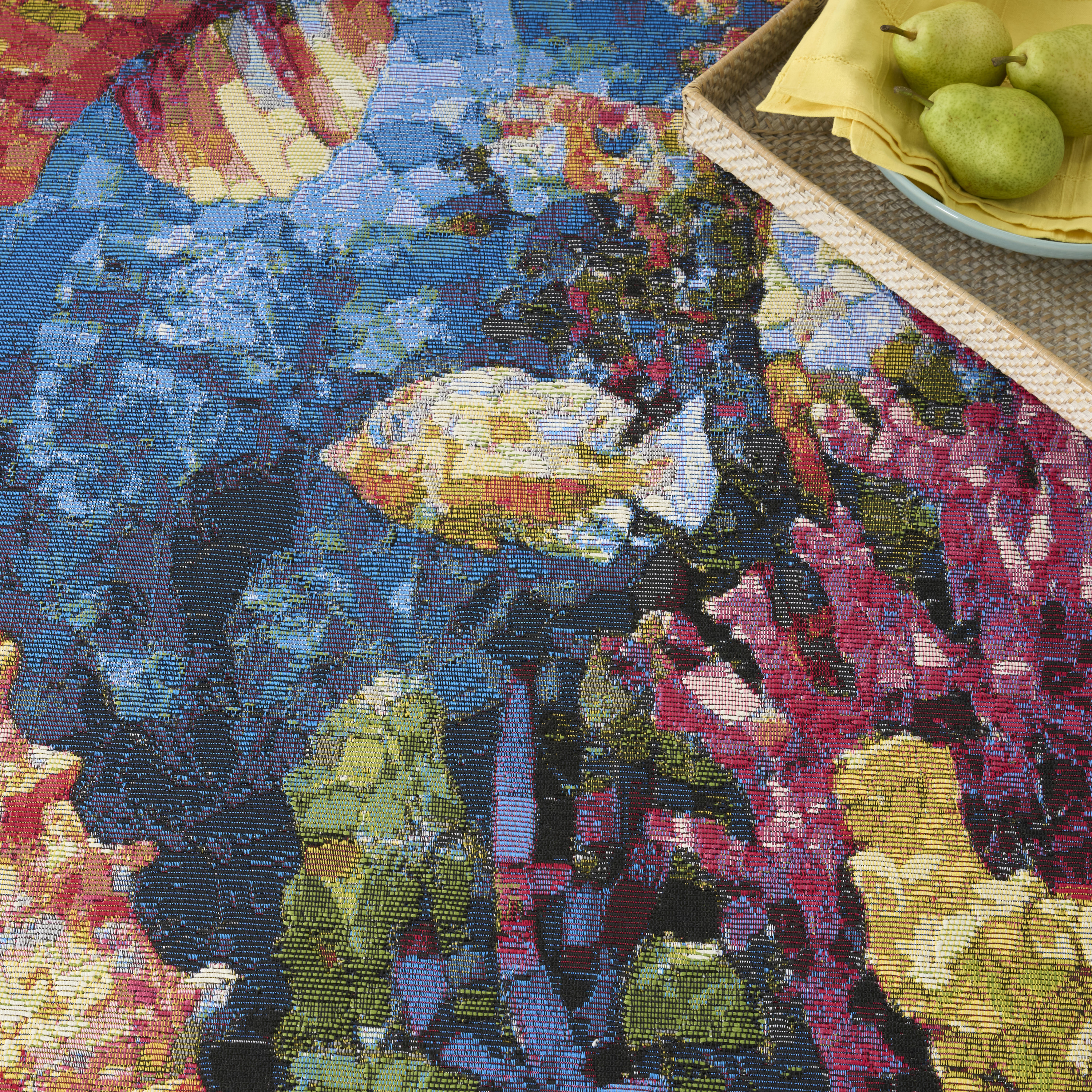 Nourison Color Splash 5'3" x 7'3" Multicolor Coastal, Nautical & Beach Rug