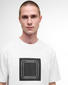 Loop Graphic T-Shirt White