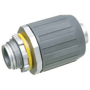 Snap²It® Push-On Liquid Tight Connector, Zinc, 1/2 in.
