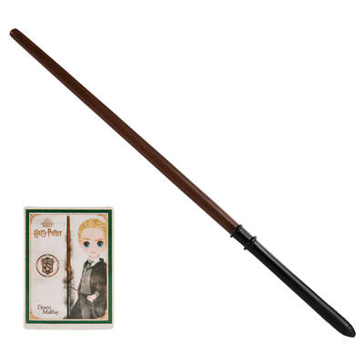Wizarding World Harry Potter, 12-inch Spellbinding Draco Malfoy Wand with Collectible Spell Card, Kids Toys for Ages 6 and up
