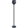 Fixing plate with 400mm aluminium pole for modular tower lights Harmony XVU black 60mm