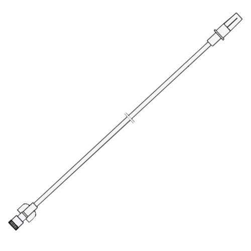 Each - Extension Set, 20" w/o Inj Site 2.5ml Priming Volume Luer Lock/Slip