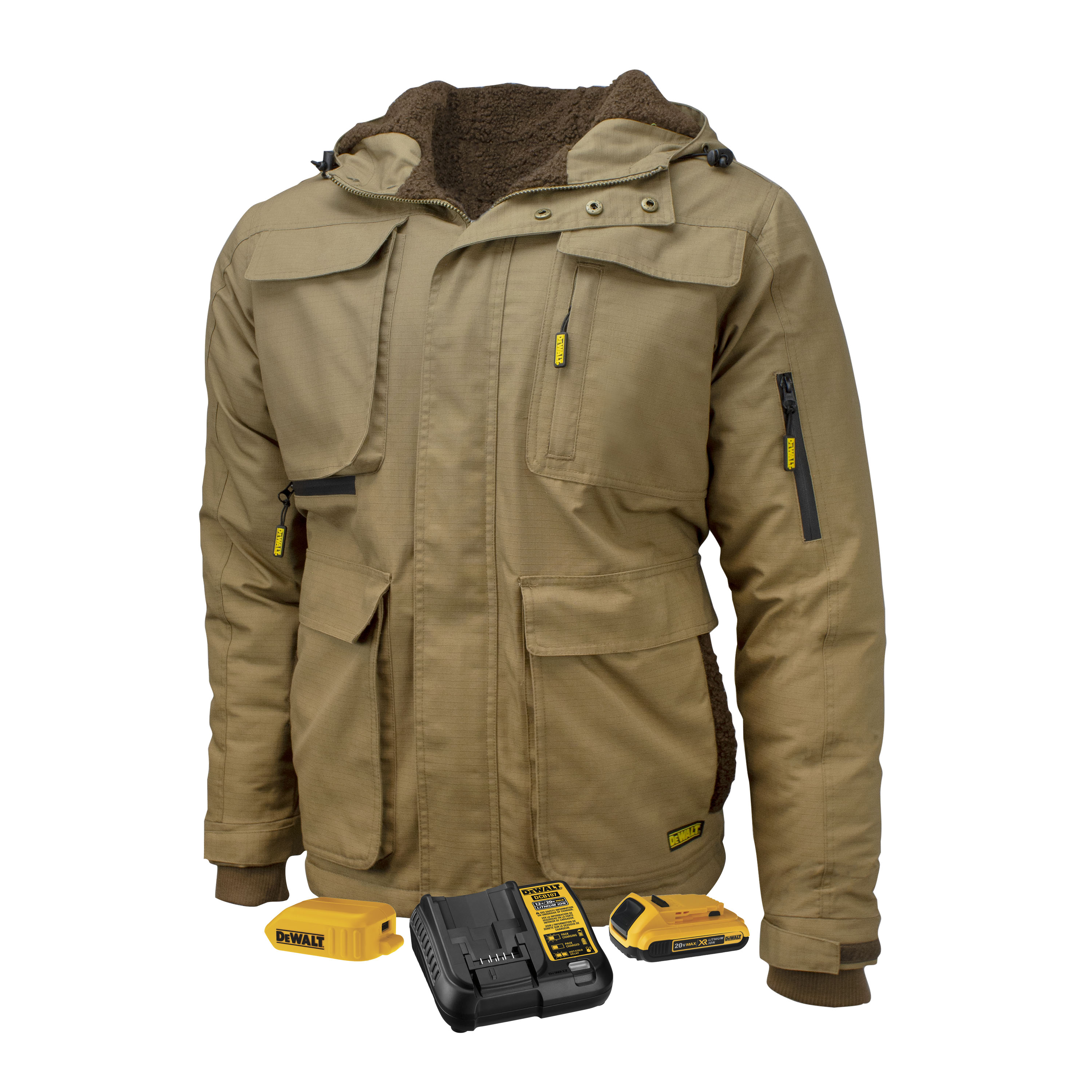 DEWALT® Men's Heavy Duty Ripstop Heated Jacket