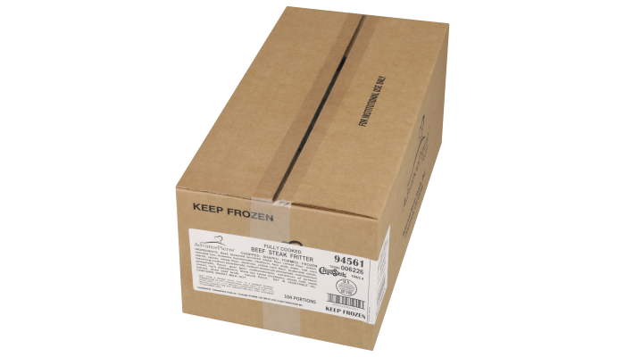 Crispy Steak™ Blue Label Fully Cooked Breaded Beef Steak Fritters_image_5
