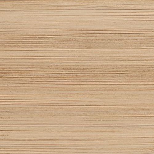 Plywood panel with fine horizontal grain and layered seams, displaying parallel striations; close-up, evenly lit view emphasizing the natural beige wood texture.