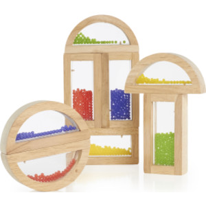 Crystal Bead Rainbow Blocks, 8 Pieces