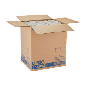 Dixie, Pathways, Paper Hot Cups, 12 oz, White