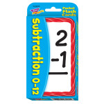 TREND Subtraction 0-12 Pocket Flash Cards T-23005