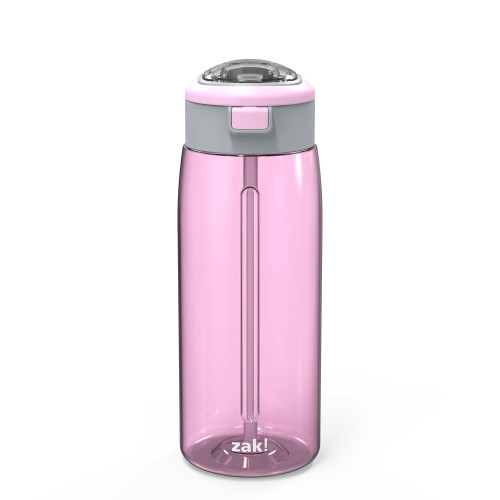 Genesis 32 ounce Reusable Plastic Water Bottle with Interchangeable Spouts, Lilac
