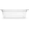 Carlisle, StorPlus™, Polycarbonate Food Pan 1/2 Size, 4" Deep, Clear