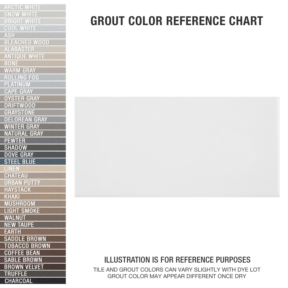 Park Slope Subway Glossy White 3 in. x 6 in. Ceramic Wall Tile