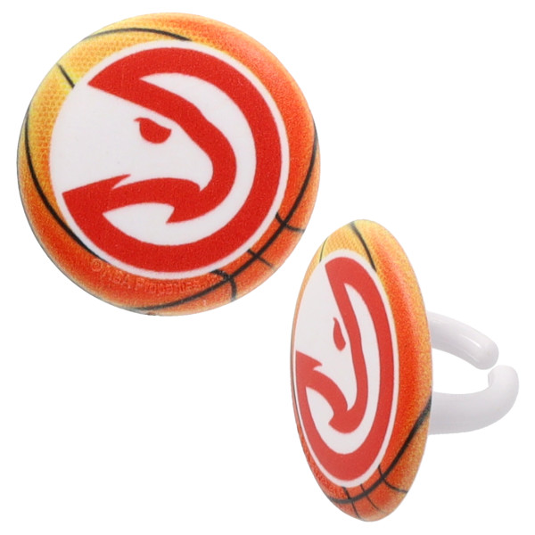 NBA Team Basketball Cupcake Rings