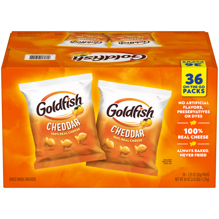 Cheddar Cheese Crackers, 36 count box