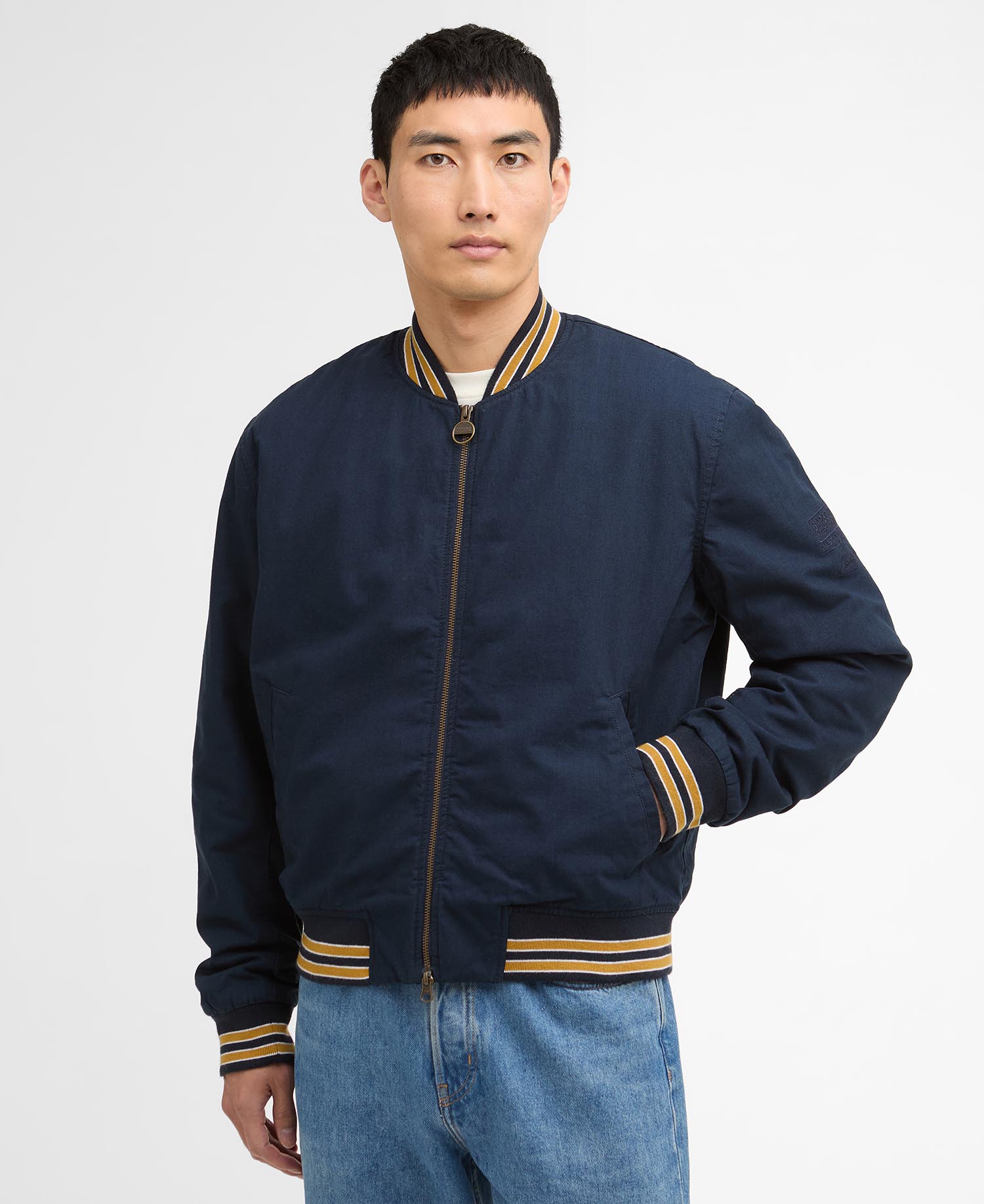 Dobson Casual Varsity Jacket image number 0