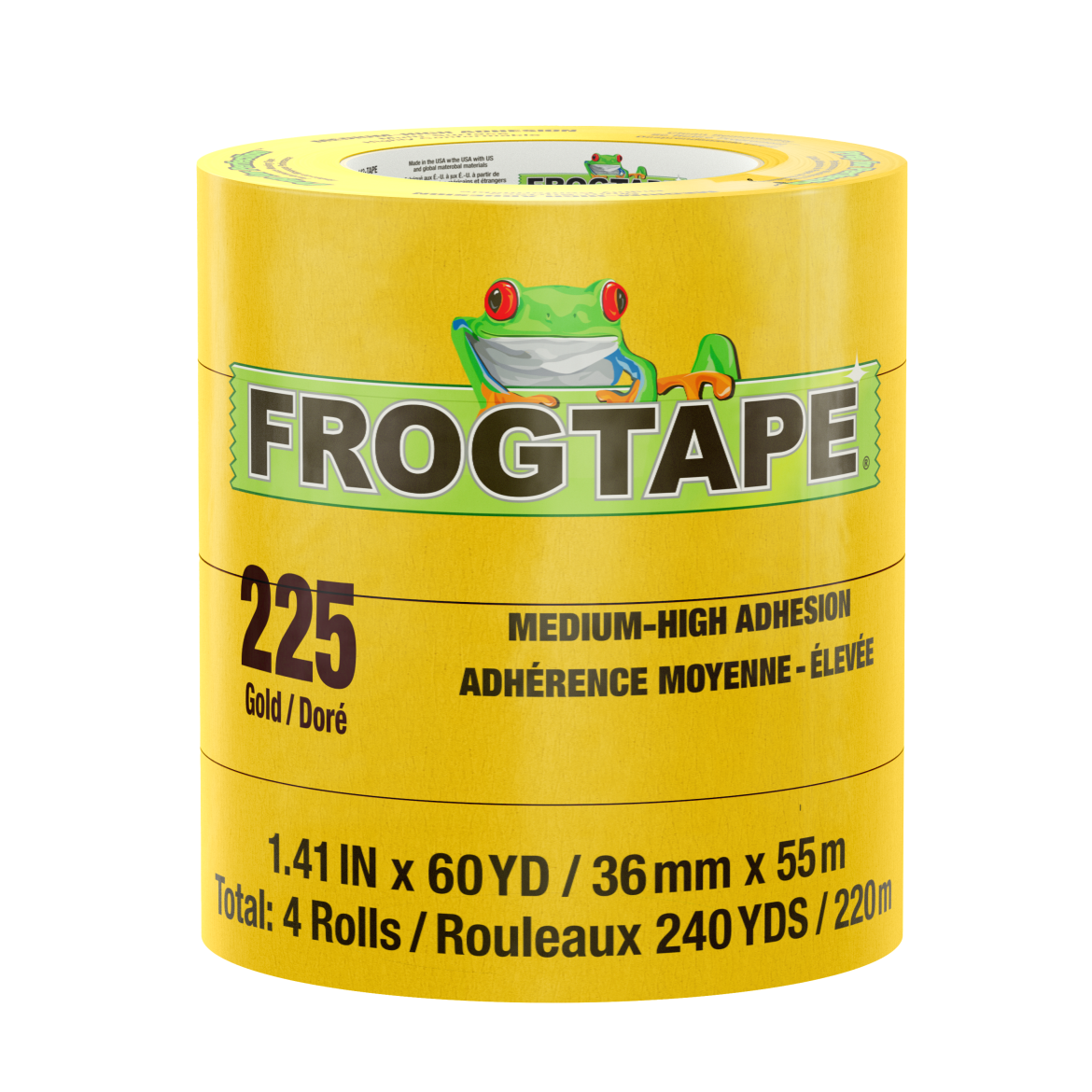 FrogTape<sup>®</sup> 225 Gold Performance Masking Tape Primary Product Image