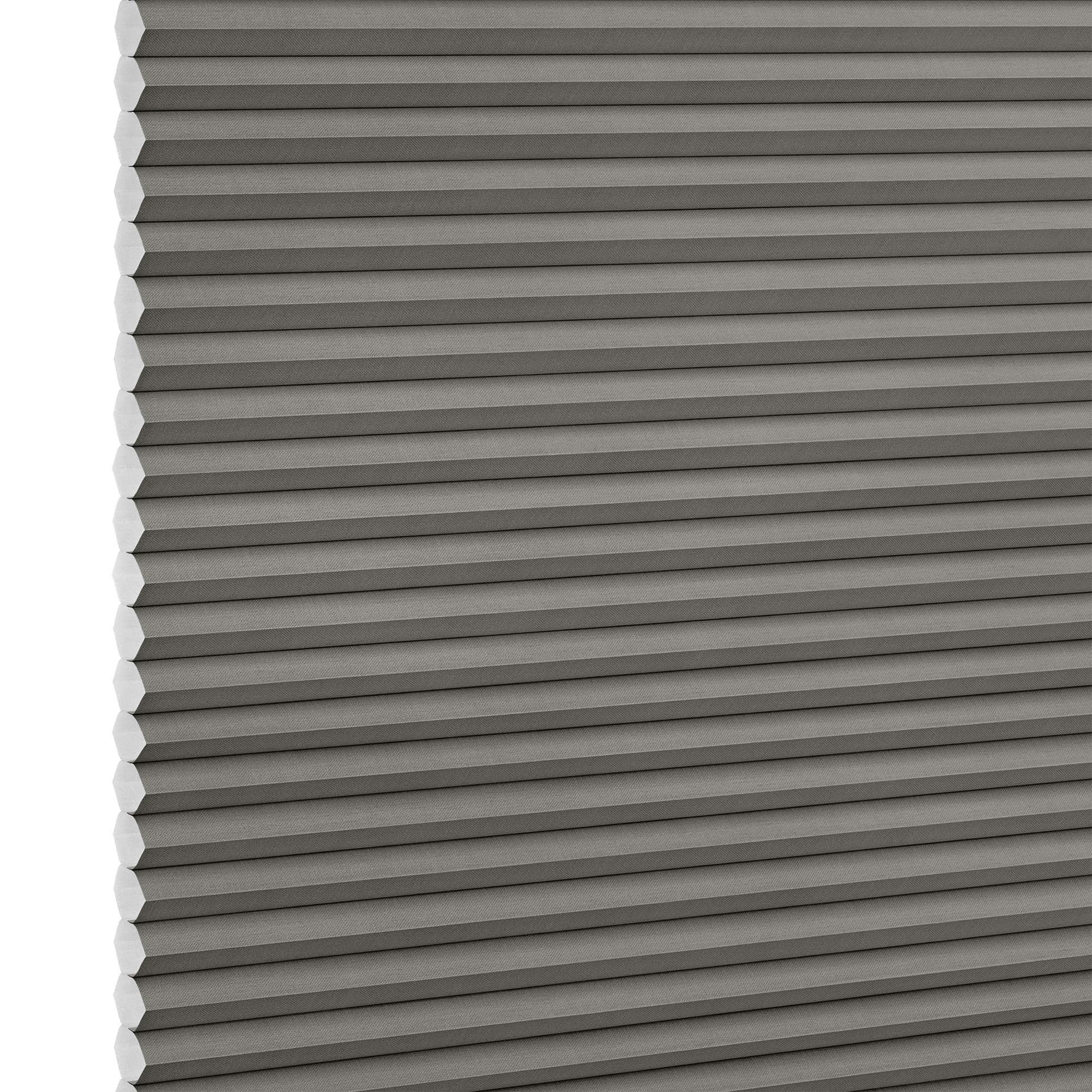 Duette Silk Charcoal Skylight Pleated Blind