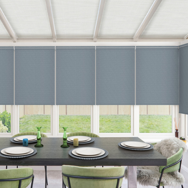 Hattie Sapphire Roller Blind
