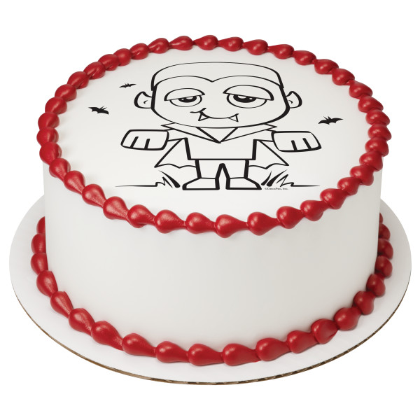 Paintable Vampire PhotoCake® Edible Image®