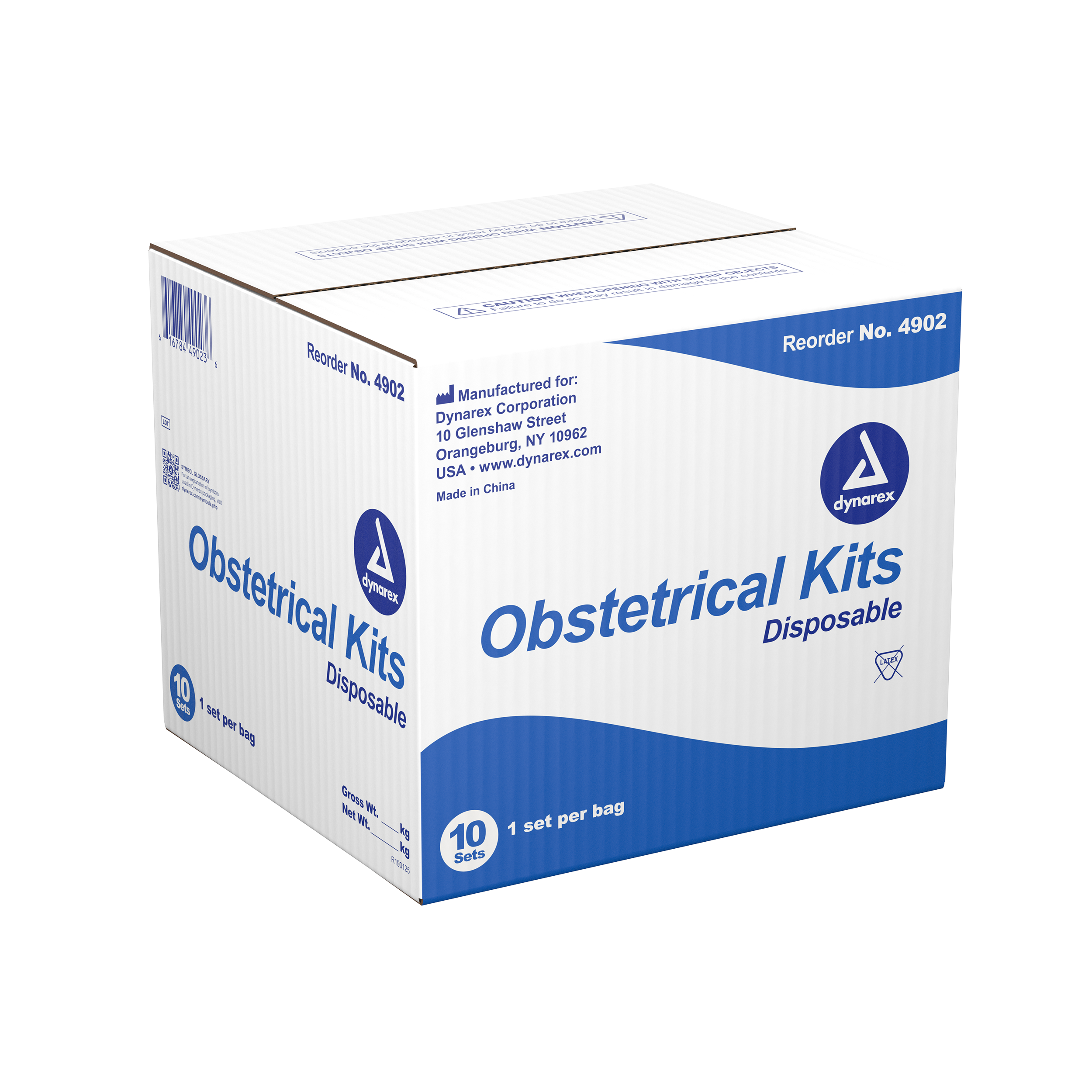 Obstetrical Kit - Bagged - 10/Cs