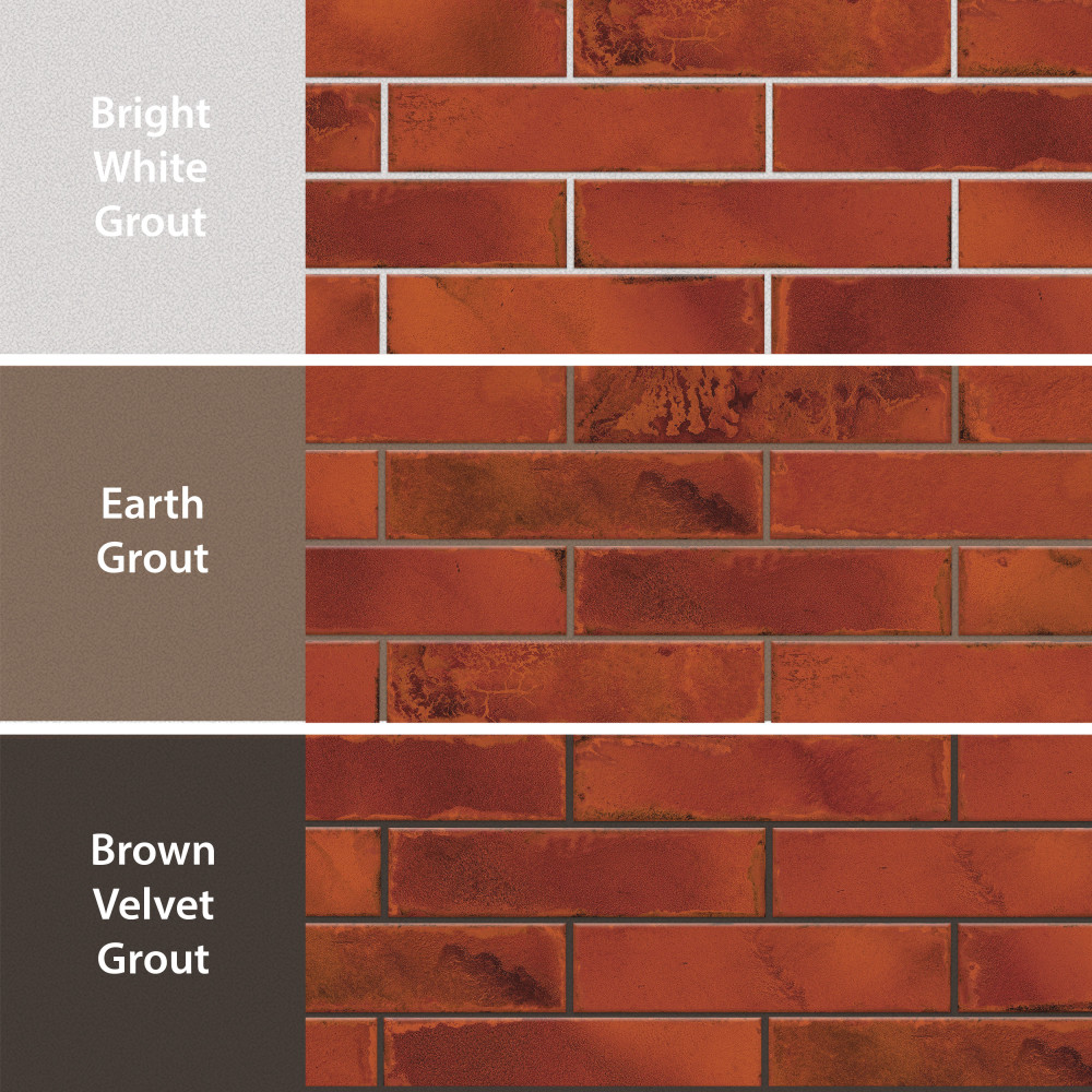 Luca Lava with Antimicrobial Glaze 3-1/8 in. x 12-3/8 in. Ceramic Wall Tile