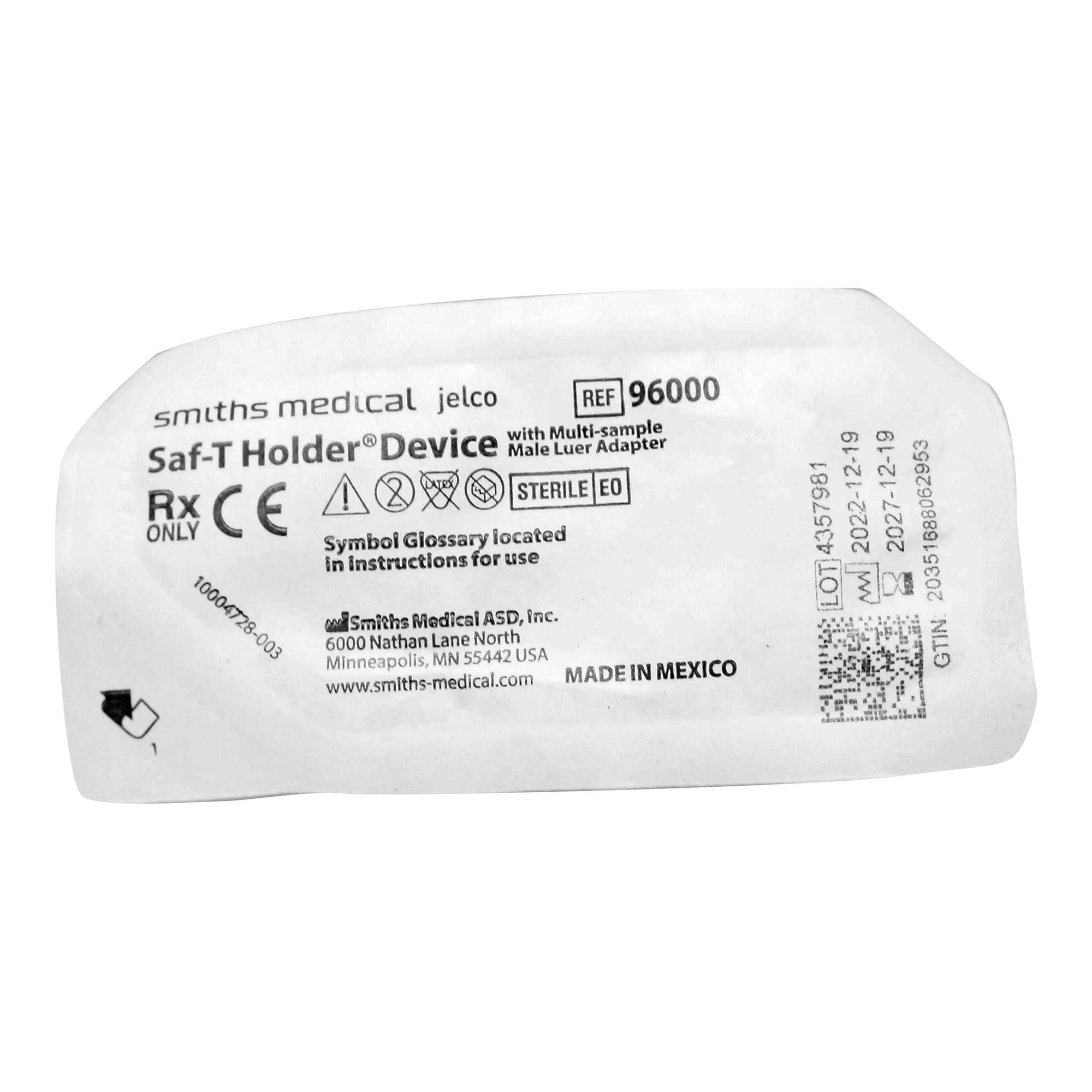 Jelco™ Saf-T Holder® Blood Transfer Device for use with Blood Collection Sets
