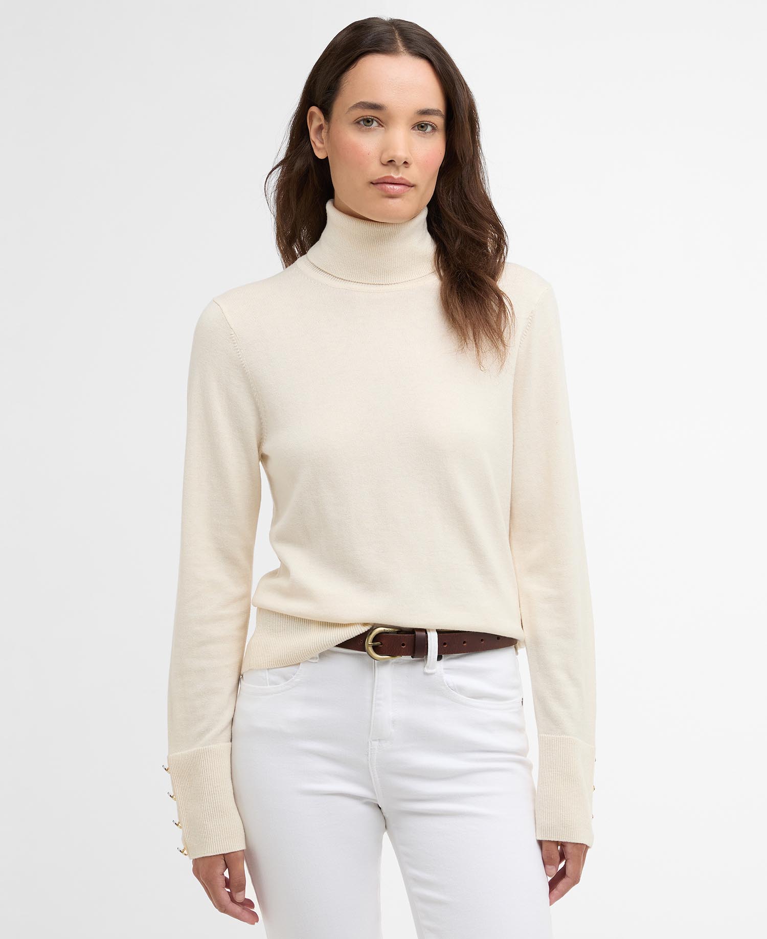 Maglione Corbridge a collo alto con risvolto image number 0