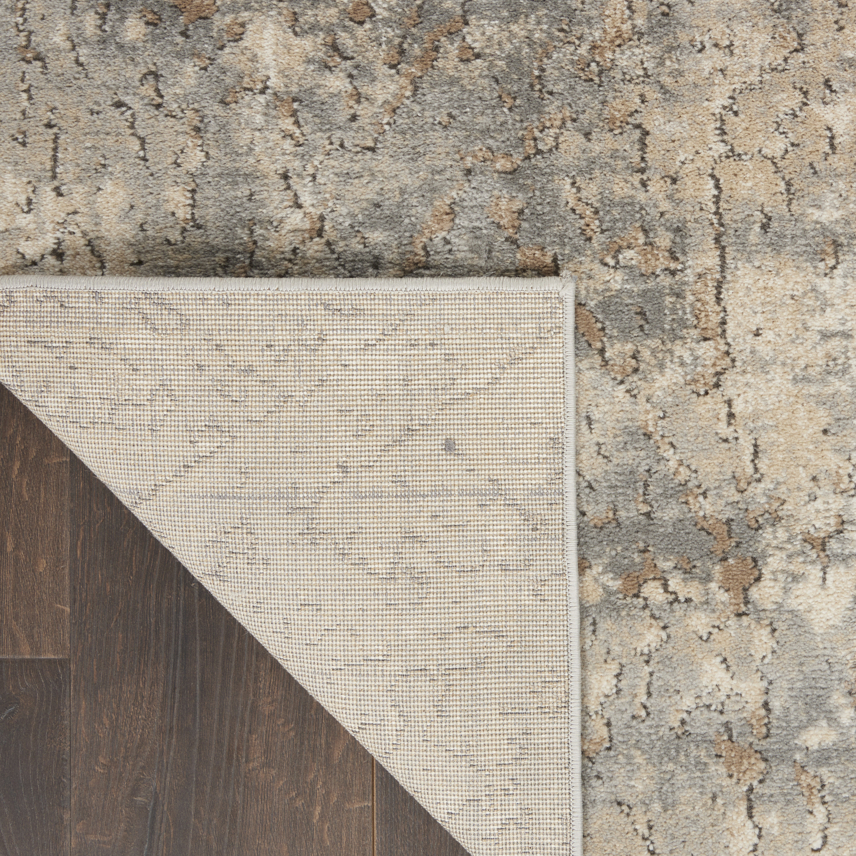 Nourison Quarry 5'3" x 7'3" Beige Grey Modern Indoor Rug