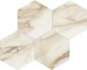 Lotus Ivory 12×12 Hexagon Mosaic Polished