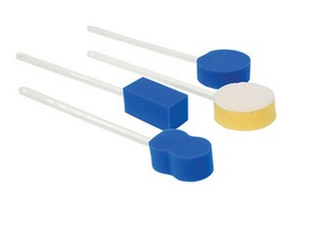Alimed BRUSH, SCRUB PAL RECTANG FOAM 17" HNDL