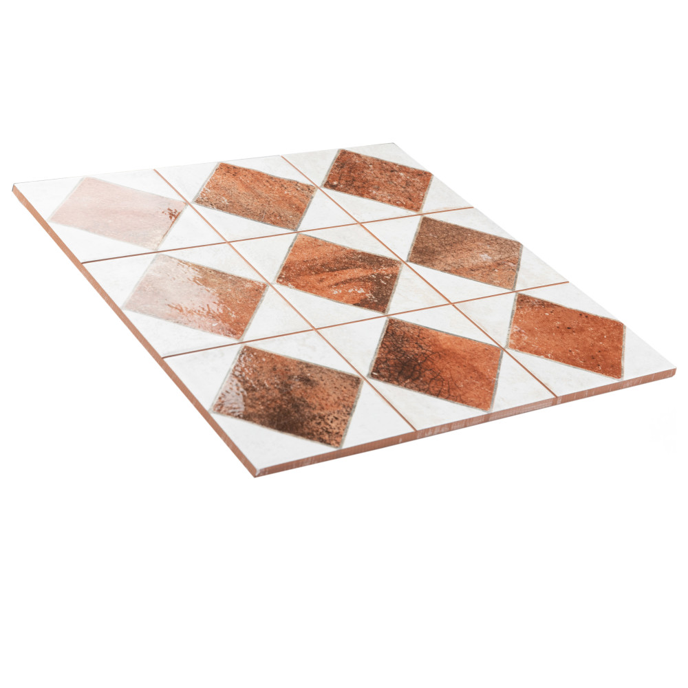 Kings Arles Brown 13 in. x 13 in. Ceramic Floor and Wall Tile