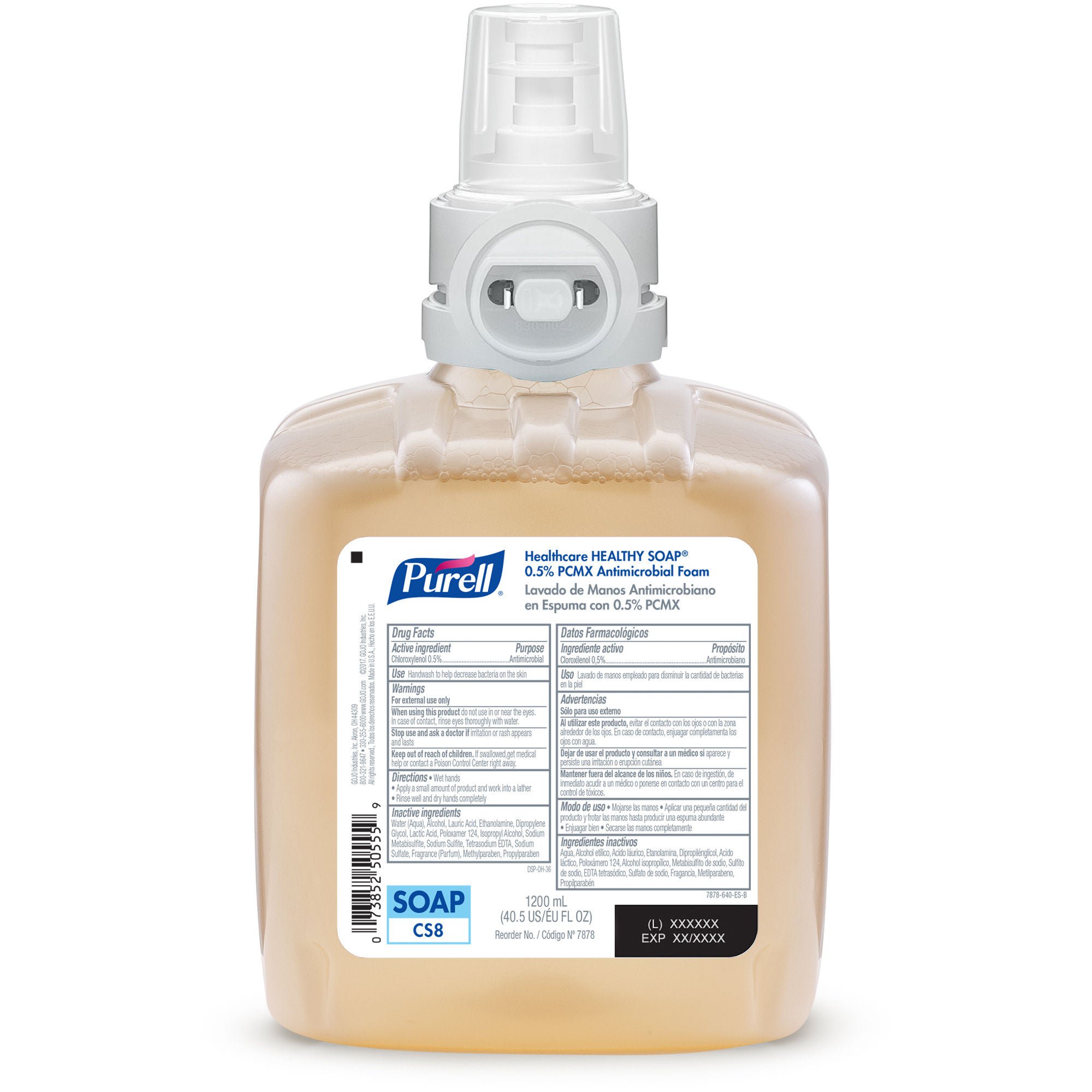 Purell® Healthy Soap® Antimicrobial Soap, 1,200 mL Dispenser Refill Bottle