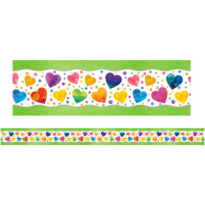 All Around the Board Trimmer, Watercolor Hearts, 43'