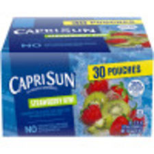Capri Sun Strawberry Kiwi Flavored Juice Drink Blend, 30-6 fl oz Pouches
