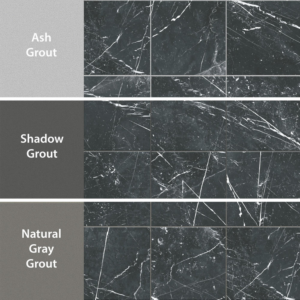 Timeless Marquina 9-3/4 in. x 9-3/4 in. Porcelain Floor and Wall Tile