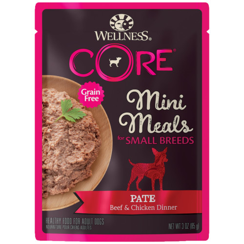 Wellness CORE Mini Meals Beef & Chicken Front packaging
