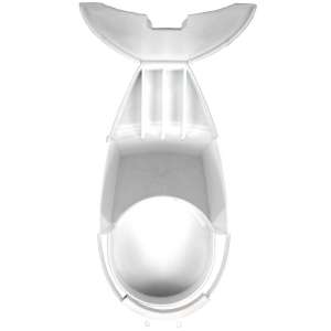 Impact, Toilet Bowl Caddy, White