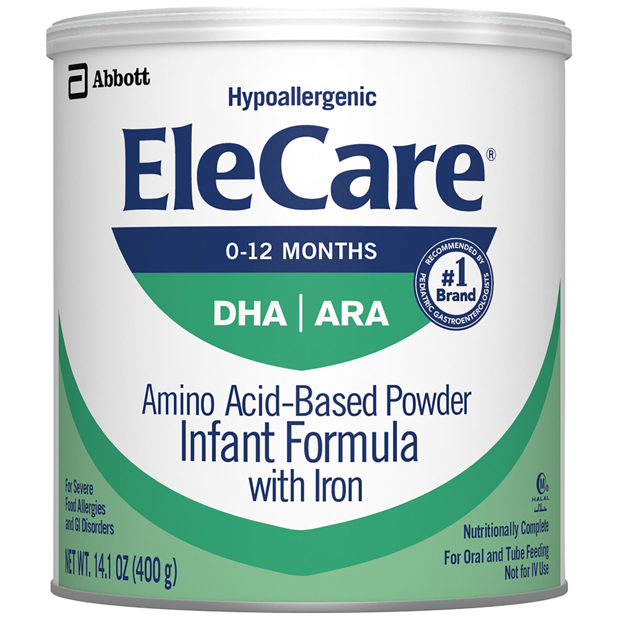 EleCare® with Iron Powder Infant Formula, 14.1-ounce can