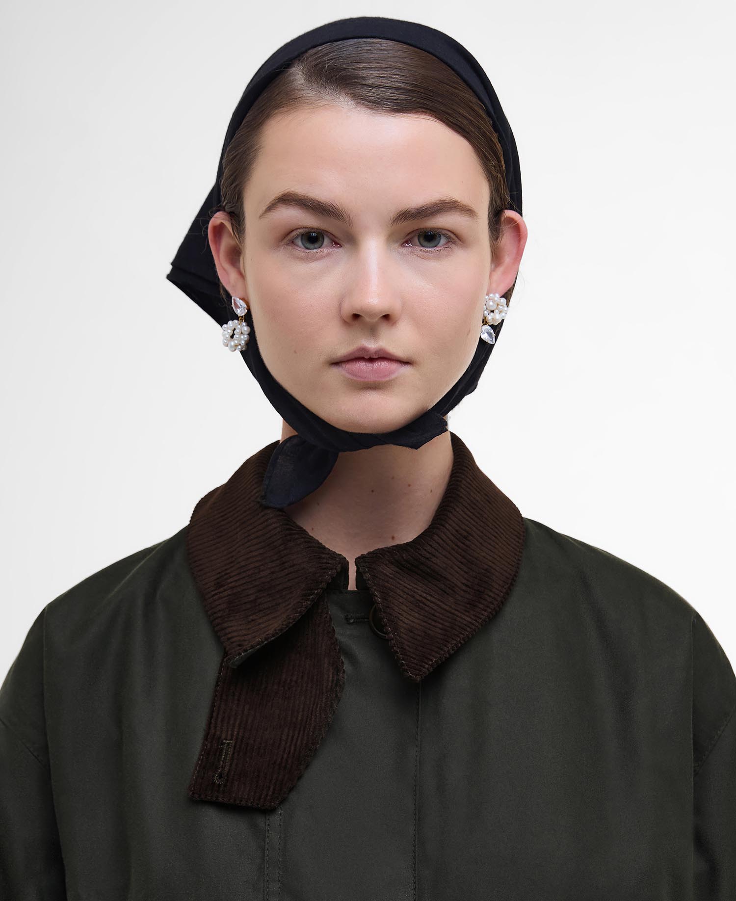 Barbour The Edit by Alexa Loren Oversized Waxed Jacket image number 3